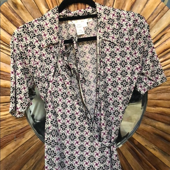 Studio M wrap dress Large Macy’s - Picture 4 of 4